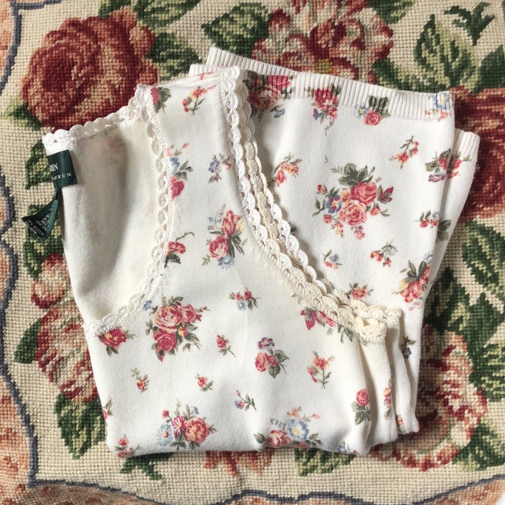 Vintage Ralph Lauren Floral Tank Top
